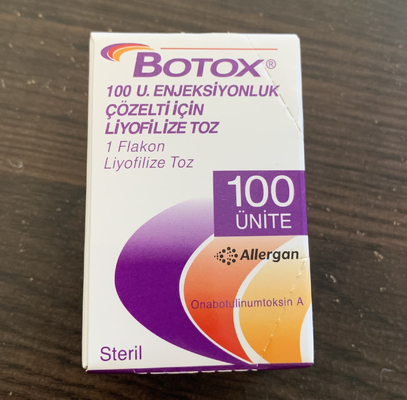 La toxina Botulinum de la inyección de Botox de las unidades de Allergan 100 arruga retiro