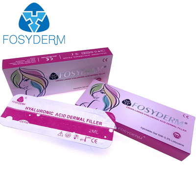 ácido hialurónico del llenador cutáneo de 2ml Fosyderm para el aumento de los labios