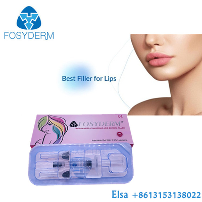 Llenador cutáneo ácido hialurónico de Fosyderm para la inyección 24mg/Ml de los labios de la cara