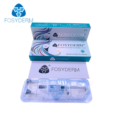 Llenador cutáneo ácido hialurónico de Fosyderm para la inyección 24mg/Ml de los labios de la cara