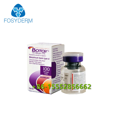 100 unidades de Toxina Botulínica Alergánica Antiarrugas inyección de Botox Tipo A