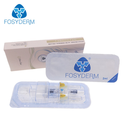 Jeringuilla cutánea del ácido hialurónico de la inyección 2ml del llenador del cuidado personal de la cara de Fosyderm