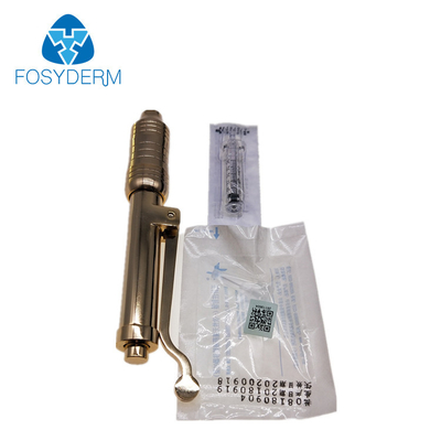 pluma libre de la inyección de la aguja hialurónica del tratamiento de la pluma de Hyaluron del oro 24K para los labios