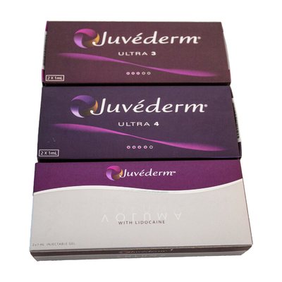 Llenadores cutáneos antienvejecedores de Juvederm por el ácido hialurónico Ultra3 Ultra4 Voluma de Allergan
