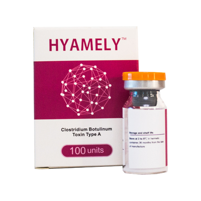 Las unidades de la toxina 100 de Botulium mecanografían una marca Hyamely