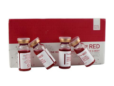 solución roja de la lipolisis de la ampolla de 5 frascos para adelgazar del cuerpo