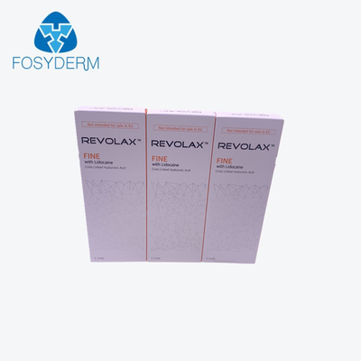 Revolax inyecciones ácidas hialurónicas de la lidocaína de la multa 0,3% de 1,1 ml para las arrugas