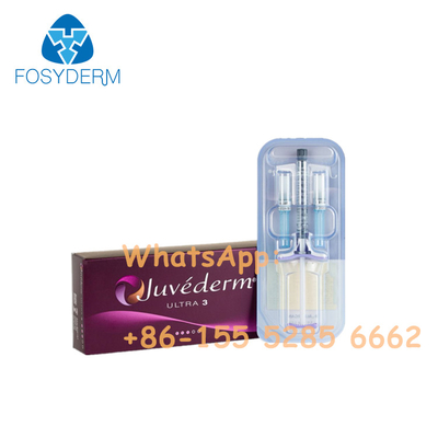 gel ácido hialurónico Juvederm de las inyecciones cutáneas del labio de 2*1ml para la cara
