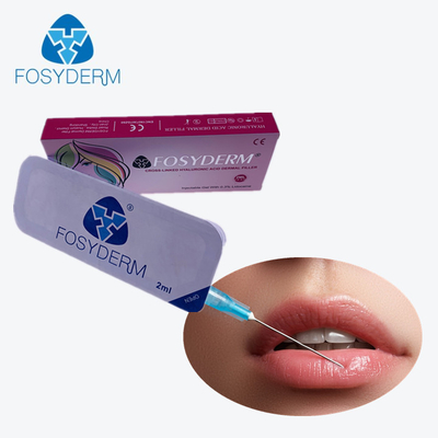 Llenador cutáneo ácido hialurónico de 2 ml Fosyderm Derm para los labios y las arrugas medias