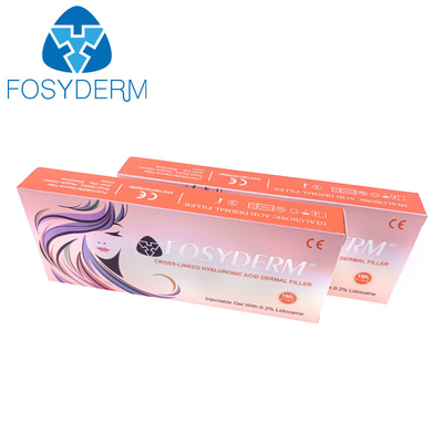 Línea fina llenador cutáneo ácido hialurónico de Fosyderm para las arrugas del ojo
