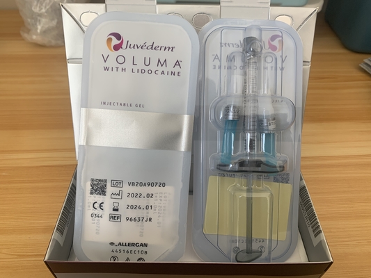 Llenador cutáneo ácido hialurónico facial de Juvederm Voluma inyectable