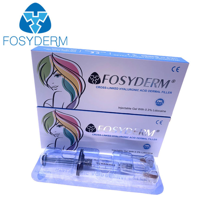Llenador profundo cutáneo de la nariz de Fosyderm 2Ml del llenador de la ha del gel de la inyección