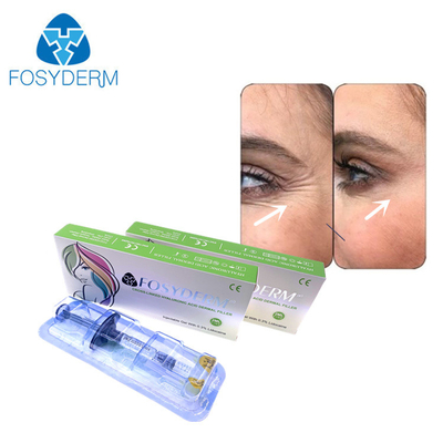 Llenador cutáneo ácido inyectable de Fosyderm Hyaluornic con los llenadores de la cara de la nariz del labio del lidociane 2ml