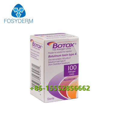 Inyección antienvejecedora de  de la toxina Botulinum de 100 unidades de Allergan