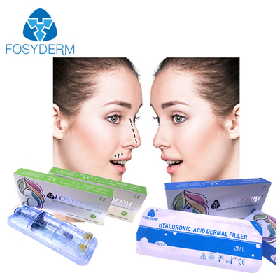 llenador de 2ml Fosyderm para el ácido hialurónico de Chin Cheeks Lips Removing Wrinkles