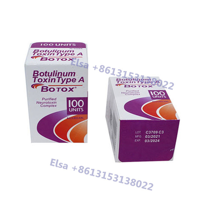 Toxina Botulinum de Allergan  100iu mecanografiar un  cosmético