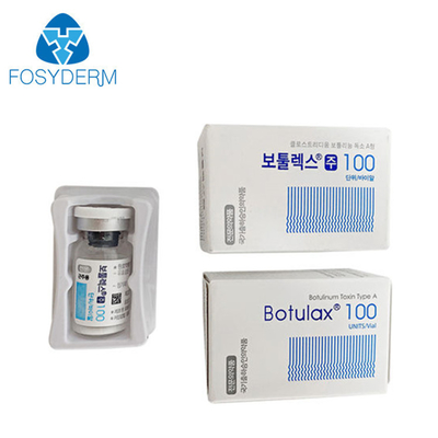 El polvo blanco de Botulax Botox 100iu para la inyección que la toxina Botulinum quita arruga