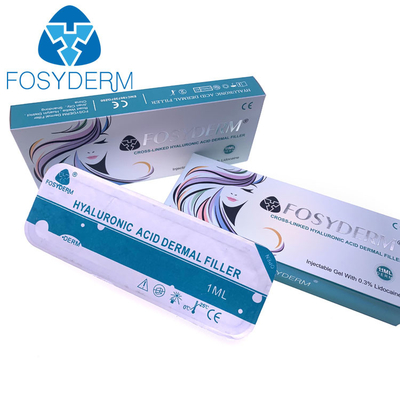 Inyección ácida hialurónica cutánea de los llenadores 1ml del labio de Fosyderm para el aumento del labio