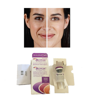 Tipo de la unidad de Allergan  100 una toxina Botulinum de la arruga del uso antienvejecedor anti de la cara