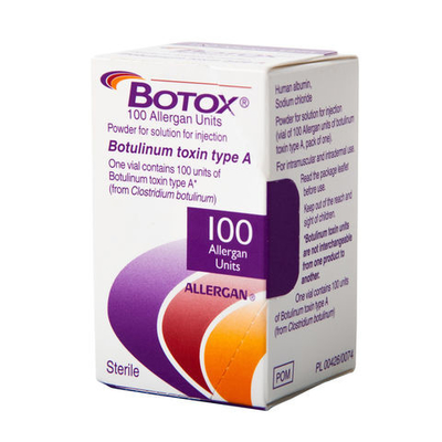100 IU de Toxina Botulínica Inyección Eliminación de arrugas Alérgico Disporte Botulínico