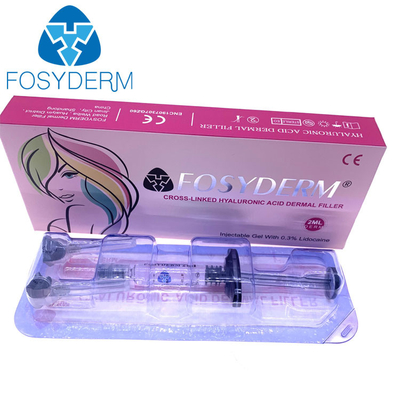 Fosyderm 2 ml Hyaluronic Acid Dermal Filler para las arrugas faciales labios mentón mejillas