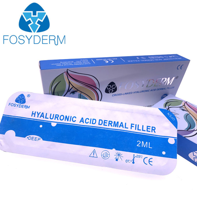 Fosyderm 2 ml Hyaluronic Acid Dermal Filler para las arrugas faciales labios mentón mejillas