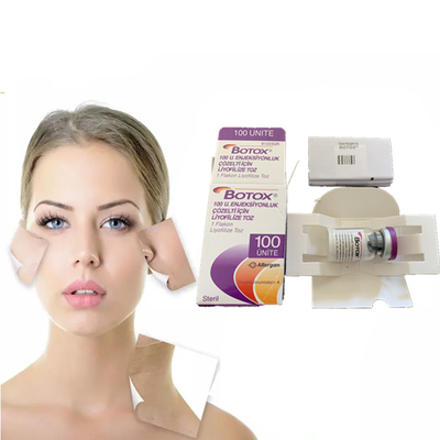 Allergan 100 unidades Toxina botulínica Inyección de belleza Cuidado de la piel para las arrugas
