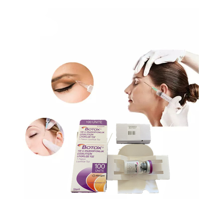 Allergan 100 unidades Toxina botulínica Inyección de belleza Cuidado de la piel para las arrugas