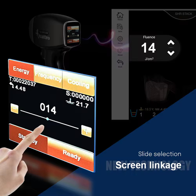 Máquina de depilación láser con sensor de contacto de la piel con la última tecnología