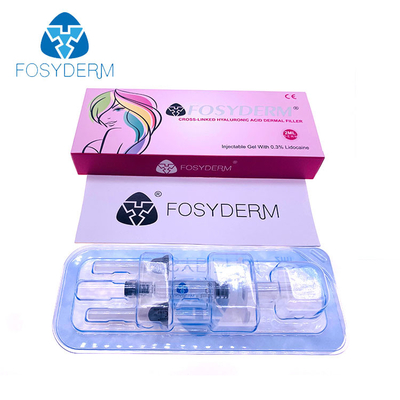 Fosyderm 2 ml Gel de ácido hialurónico inyecciones de relleno dérmico para el cuidado de la piel de la cara y la nariz