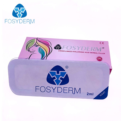 Fosyderm 2 ml Gel de ácido hialurónico inyecciones de relleno dérmico para el cuidado de la piel de la cara y la nariz
