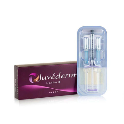 2 ml de relleno cutáneo con ácido hialurónico JUVEDERM Gel inyectable para relleno de arrugas