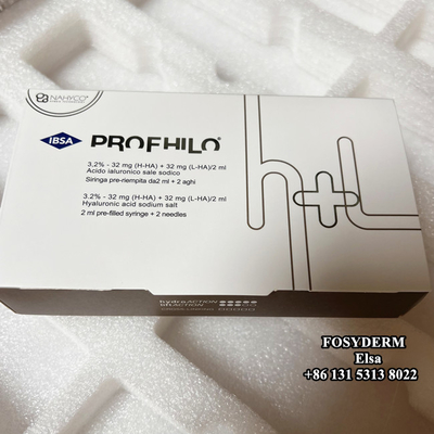 Profhilo transparente para el refuerzo de la piel Ácido hialurónico Relleno dérmico Una jeringa por caja Jeringa incluida