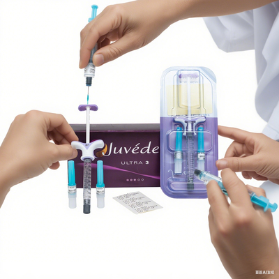 Aglomerante dérmico de ácido hialurónico 24 mg/ml para el rejuvenecimiento facial