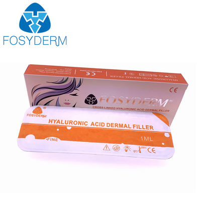 Inyección de relleno dérmico de HA de 1 ml para arrugas de la frente Fosyderm