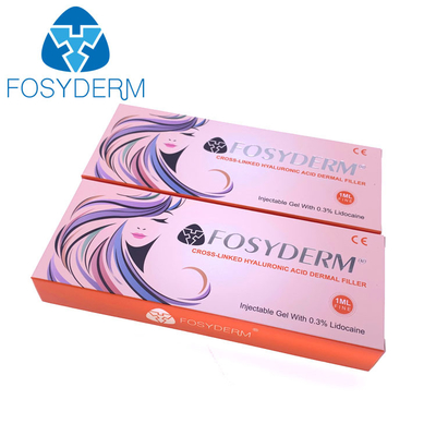 Inyección de relleno dérmico de HA de 1 ml para arrugas de la frente Fosyderm