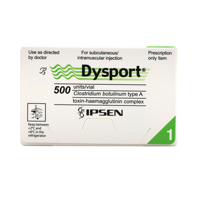 Dysport 500Unidades de Toxina Botulínica Tipo A Botox para la eliminación de arrugas