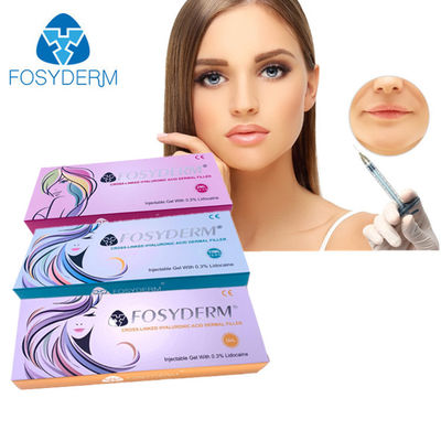 Inyección de relleno Fosyderm HA para facial y cuerpo 1 ml 2 ml 5 ml 10ml 20ml 50ml