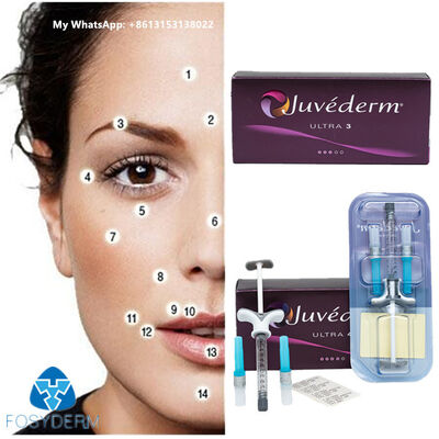 JUVÉDERM Relleno de gel inyectable Relleno cutáneo Juvederm 2 ml de rellenos para labios
