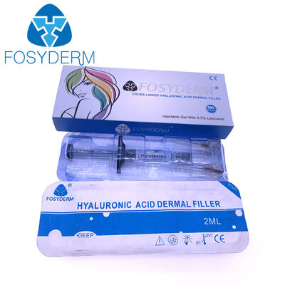 Relleno dérmico reticulado Fosyderm Filler Ácido Hialurónico 2ml Inyección profunda