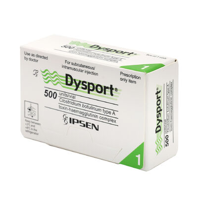 Dysport 500 u Toxina botulínica cuidado de la piel eliminación de arrugas inyección de