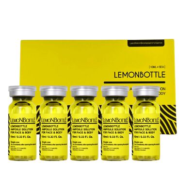 Suero de mesoterapia inyectable Lemon bottle 10ml para disolver grasa
