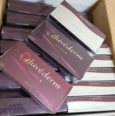 Relleno dérmico de ácido hialurónico Juvederm para contorno facial y reducción de arrugas