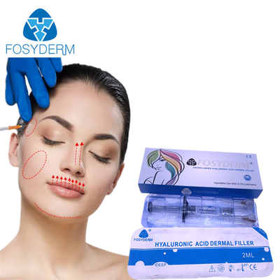 OEM/ODM Acido Hialuronico Ha Dermal Filler Cruzado más profundo para el llenado de mejilla nariz barbilla
