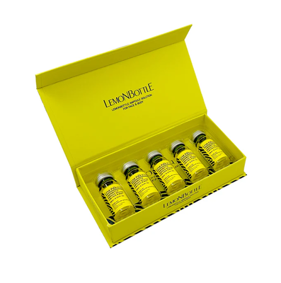 Inyecciones disolventes de grasa 5 viales X botella de limón de 10 ml Para pérdida de peso Inyecciones adelgazantes