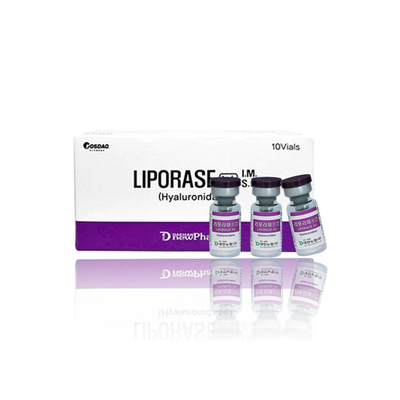 10 frascos/cajas Liporase disuelven la liasa ácida hialurónica de la inyección
