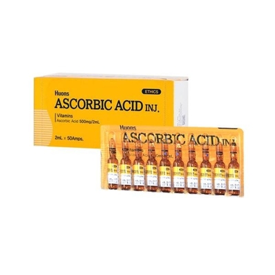 Ácido hialurónico y vitamina C combinados en Huons Acido ascórbico Tratamiento blanqueador para piel radiante