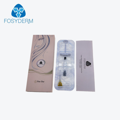 Llenador facial ácido hialurónico fino de 1 ml Fosyderm para quitar líneas finas