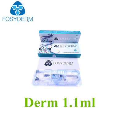 llenador inyectable ácido hialurónico de la cara de los llenadores cutáneos del labio de 1.1ml Derm