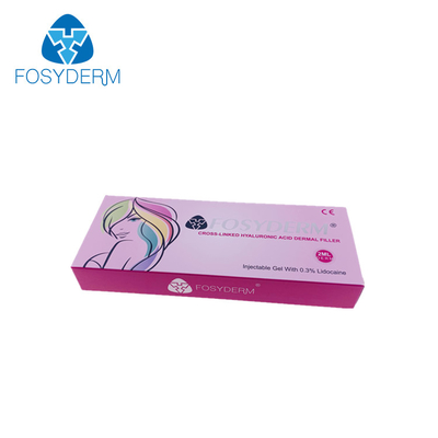Llenador cutáneo ácido hialurónico de las inyecciones de los llenadores cutáneos del labio de Fosyderm 2ml